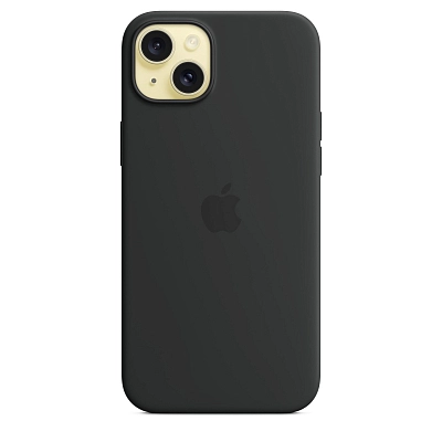 Чехол Apple iPhone 15 Silicone Case with MagSafe - Black 400_400_641732