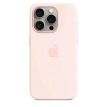 Чехол Apple iPhone 15 Pro Max Silicone Case with MagSafe -  Light Pink 250_100_641651