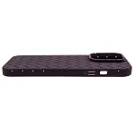 Плетеный Силиконовый чехол для iPhone 14 Pro Max Фиолетовый 250_100_121328