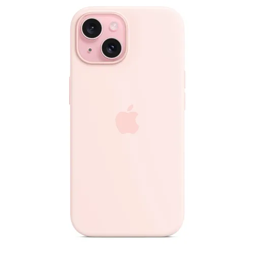 Чехол для iPhone 15 Plus Silicone Case with MagSafe - Light Pink 250_100_124641