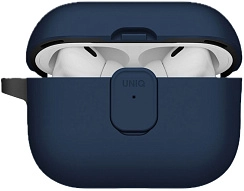 Чехол для AirPods Pro 3 Uniq Clyde - Royal Blue/Dark Grey 500_191_623896