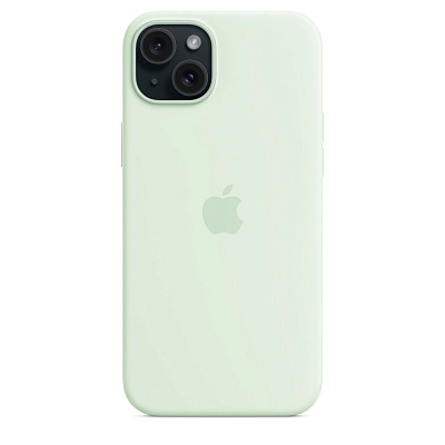 Чехол Apple iPhone 15 Silicone Case with MagSafe - Soft Mint 400_400_641782