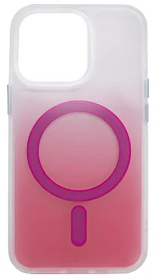Чехол для iPhone 13 Pro Max с MagSafe матовый градиент Розовый 400_400_533459