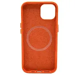 Чехол из алькантары для iPhone 14 Plus с MagSafe Оранжевый 250_100_124889