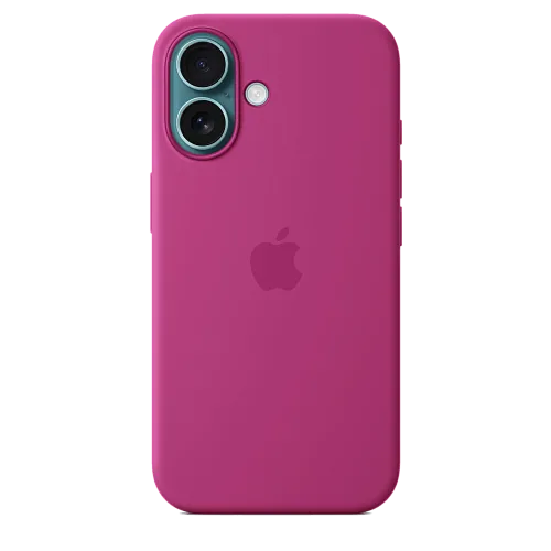 Чехол для iPhone 16 Silicone Case with MagSafe - Fuchsia 250_100_534783