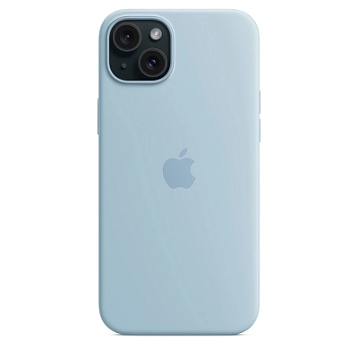 Чехол Apple iPhone 15 Plus Silicone Case with MagSafe -  Light Blue 400_400_641509