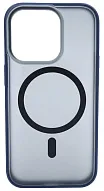 Чехол для iPhone 14 Pro Max матовый с MagSafe Синий 500_191_533949