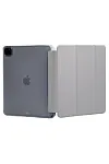 Прозрачный чехол-книжка для iPad Pro 12.9 с тройным загибом Серый 250_100_121726