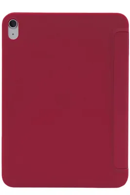 Чехол-книжка для iPad Air 4/5 10.9 3 загиба силиконовый с рамкой Красный 400_400_125575