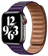 Ремешок из эко-кожи для Apple Watch 45 мм с магнитной застежкой, Purple 500_191_117713