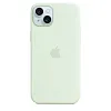 Чехол Apple iPhone 15 Silicone Case with MagSafe - Soft Mint 100_100_641778