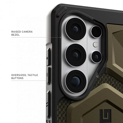 Чехол для Samsung Galaxy S26 Ultra Uag Monarch PRO Kevlar Element Green 400_400_662427
