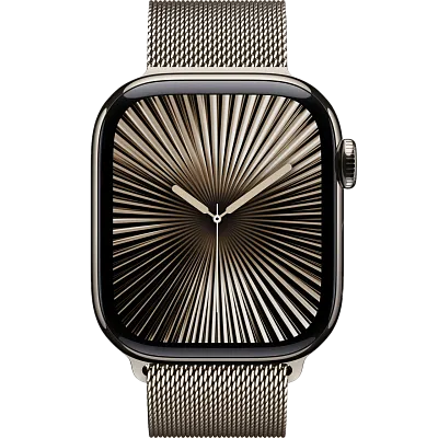 Часы Apple Watch Series 10 42mm Titanium Case Milanese Loop Natural 400_400_549298