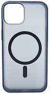 Чехол для iPhone 14 матовый с MagSafe Синий 500_191_534223