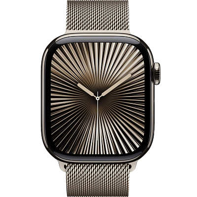 Часы Apple Watch Series 10 46mm Titanium Case Milanese Loop Natural M/L 400_400_639932