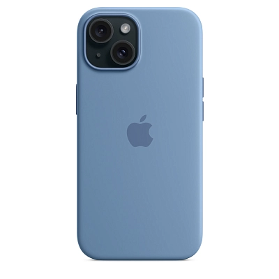 Чехол для iPhone 15 Silicone Case with MagSafe - Winter Blue 400_400_642126
