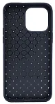 Плетеный Силиконовый чехол для iPhone 14 Pro Max Черный 250_100_137646