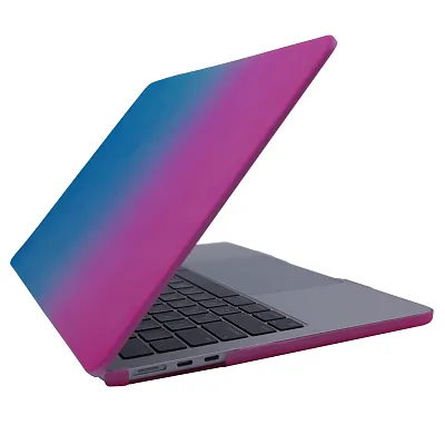 Чехол DDC Rainbow Case на MacBook Pro 14.2 Розовый/Синий 400_400_130657