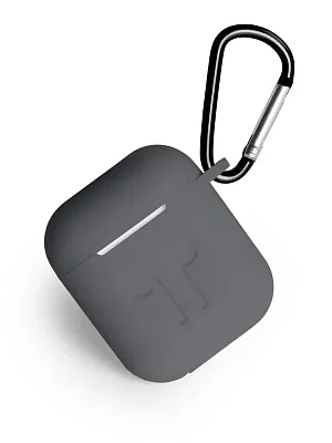 Чехол для AirPods 2 Gurdini Soft Touch - Темно-серый 400_400_551232