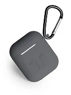 Чехол для AirPods 2 Gurdini Soft Touch - Темно-серый 500_191_313263