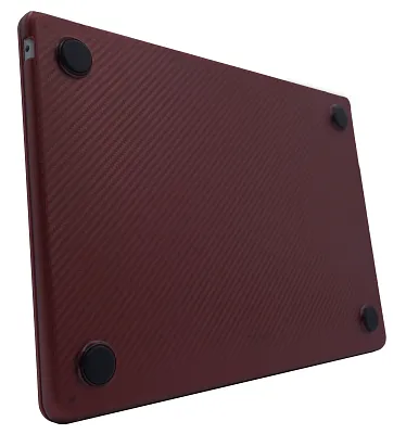 Чехол карбоновый текстура в виде точки DDC Carbon fiber textured на MacBook Pro 14.2 Красный 400_400_130390
