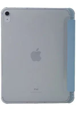 Прозрачный чехол-книжка для iPad Air 4/5 10.9 с тройным загибом Голубой 400_400_121630
