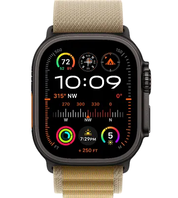 Часы Apple Watch Ultra 2 49mm Black Titanium Case GPS+Cellular Alpine Loop Tan L 400_400_191288
