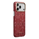 Чехол для iPhone 17 Pro Pitaka Threads of Winter PitaTap Ultra Slim Case - Scarlett 250_100_604665