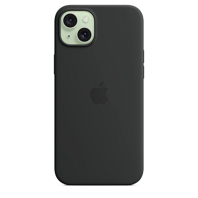 Чехол Apple iPhone 15 Silicone Case with MagSafe - Black 400_400_761732