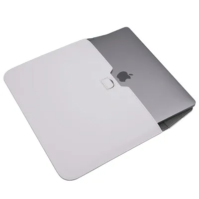 Кожаная сумка-чехол DDC Sleeve with Stand на MacBook 15/16.2 Белый 400_400_131655
