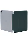 Прозрачный чехол-книжка для iPad Air 4/5 10.9 с тройным загибом Темно-зеленый 250_100_121656