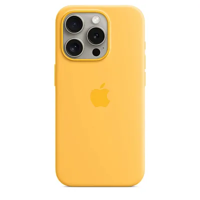 Чехол Apple iPhone 15 Pro Max Silicone Case with MagSafe -  Sunshine 400_400_138083