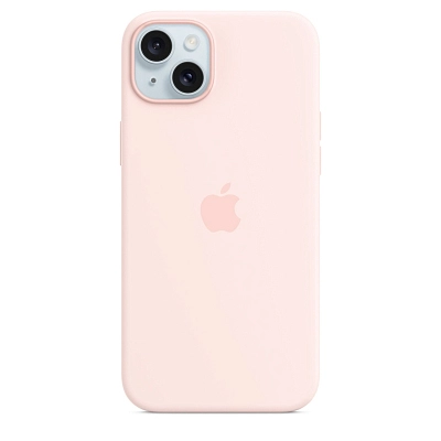 Чехол Apple iPhone 15 Silicone Case with MagSafe - Light Pink 400_400_641760