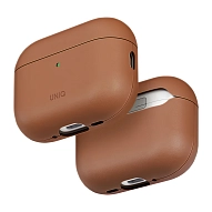 Кожаный чехол для AirPods Pro 3 Uniq Lyden VEX Vegan Leather - Caramel 500_191_623707