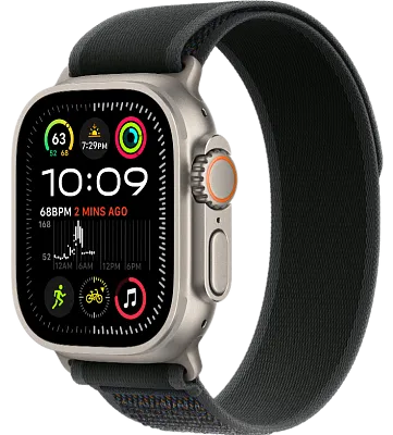 Часы Apple Watch Ultra 2 49mm Titanium Case GPS+Cellular Trail Loop Black M/L 400_400_549461