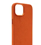 Чехол из алькантары для iPhone 14 Plus с MagSafe Оранжевый 250_100_124891