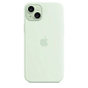 Чехол Apple iPhone 15 Plus Silicone Case with MagSafe -  Soft Mint 100_100_545381