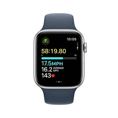 Часы Apple Watch Series SE 2023 40mm Aluminium Case GPS Sport Band Storm Blue M/L 400_400_640397