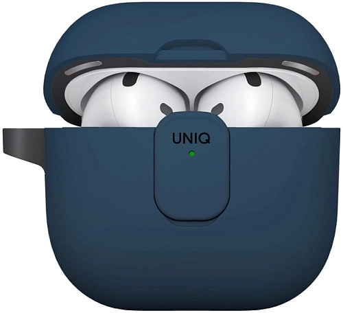 Чехол для AirPods 4 Uniq Clyde - Royal Blue/Dark Grey 250_100_623812