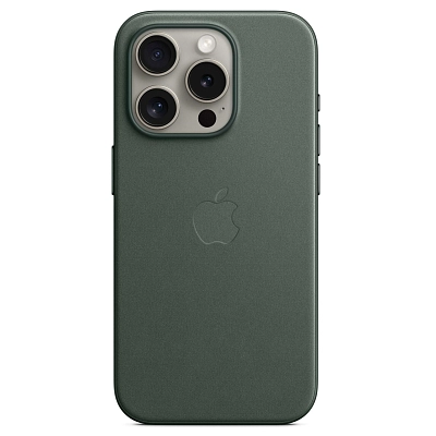 Чехол Apple iPhone 15 Pro FineWoven Case with MagSafe - Evergreen 400_400_641555