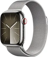 Часы Apple Watch Series 9 45mm Stainless Steel Case Milanese Loop Silver 500_191_111153