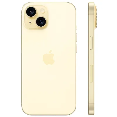 Смартфон Apple iPhone 15 128GB eSim Yellow 400_400_116226