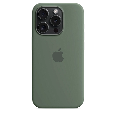 Чехол для iPhone 15 Pro Max Silicone Case with MagSafe - Cypress 400_400_534304