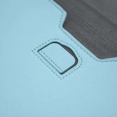 Кожаная сумка-чехол DDC Sleeve with Stand на MacBook 13/14.2 Голубой 400_400_131643