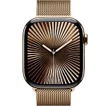 Часы Apple Watch Series 10 46mm Titanium Case Milanese Loop Gold M/L 250_100_328498
