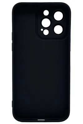 Силиконовый чехол для iPhone 13 Pro с 3D мишкой Черный 400_400_121852