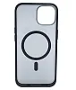 Чехол для iPhone 14 матовый с MagSafe Черный 100_100_124546
