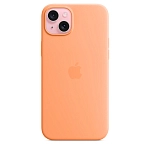 Чехол Apple iPhone 15 Plus Silicone Case with MagSafe -  Orange Sorbet 250_100_532799