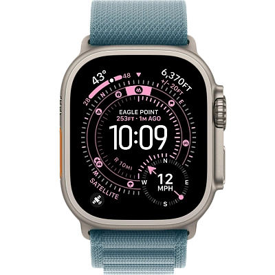 Часы Apple Watch Ultra 3 49mm Titanium Case Natural / Alpine Loop Light Blue L 400_400_640943