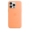 Чехол для iPhone 15 Pro Silicone Case with MagSafe - Orange Sorbet 100_100_124739